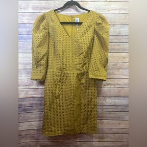 NWT ICHI Kjole Kay Bronze Mist Dress Size 36